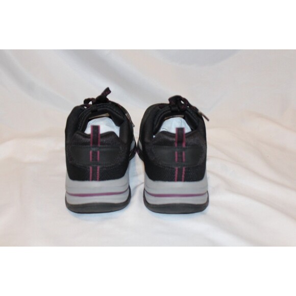 SKETCHERS WOMEN'S WORK TREGO BLACK PURPLE SNEAKERS NIB SZ 8.5 - Picture 7 of 7